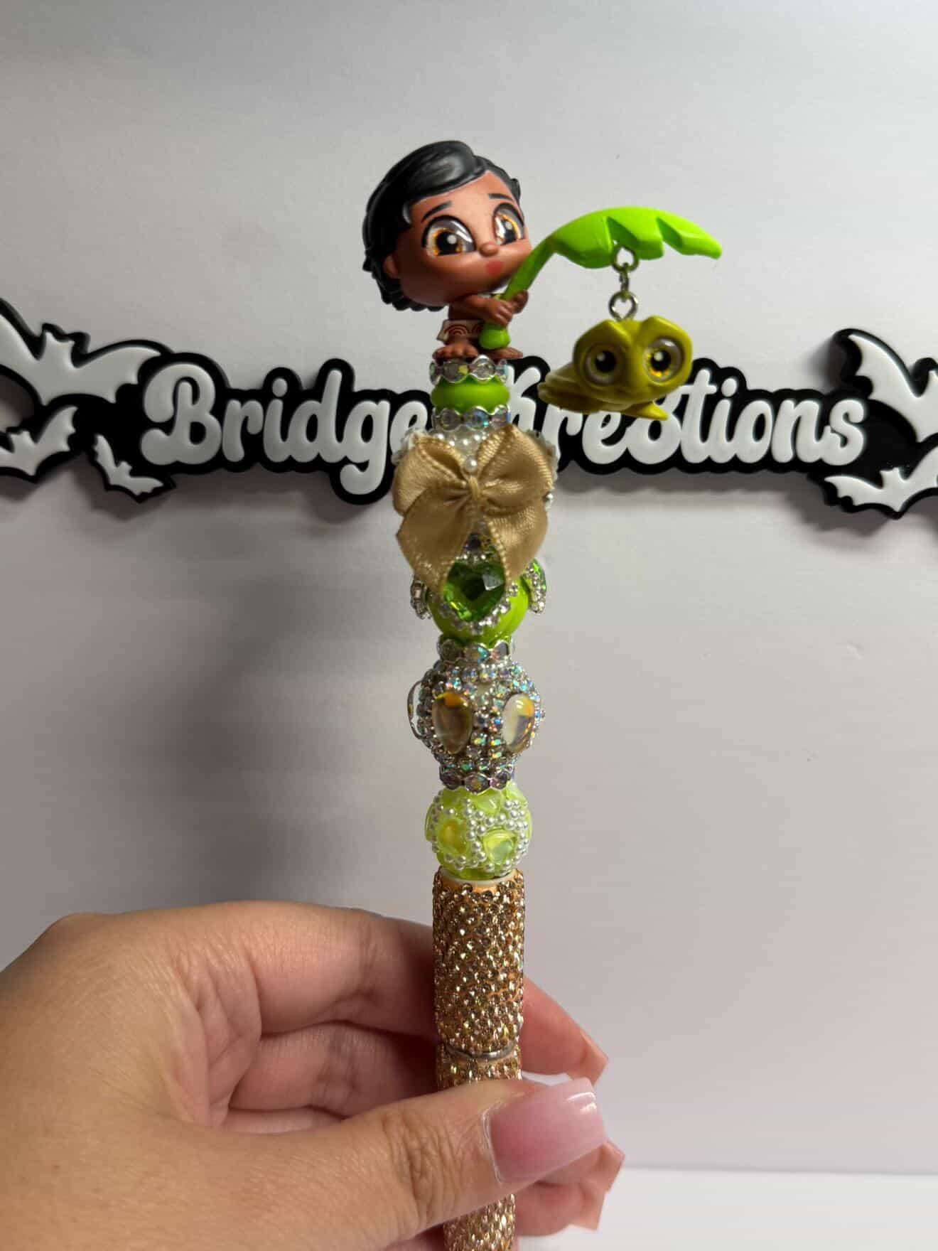 Moana and Turtle Fancy Pen