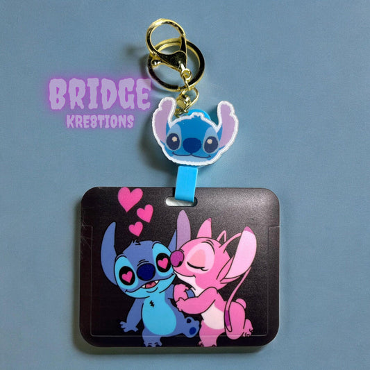 Blue Alien Badge Holders