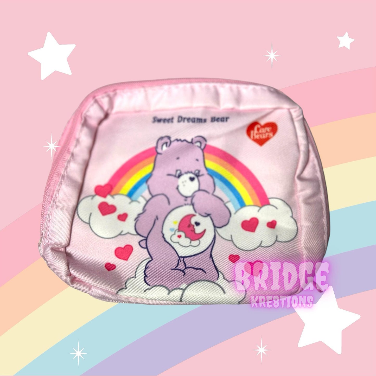 Rainbow Bear Small Cosmetic Bag