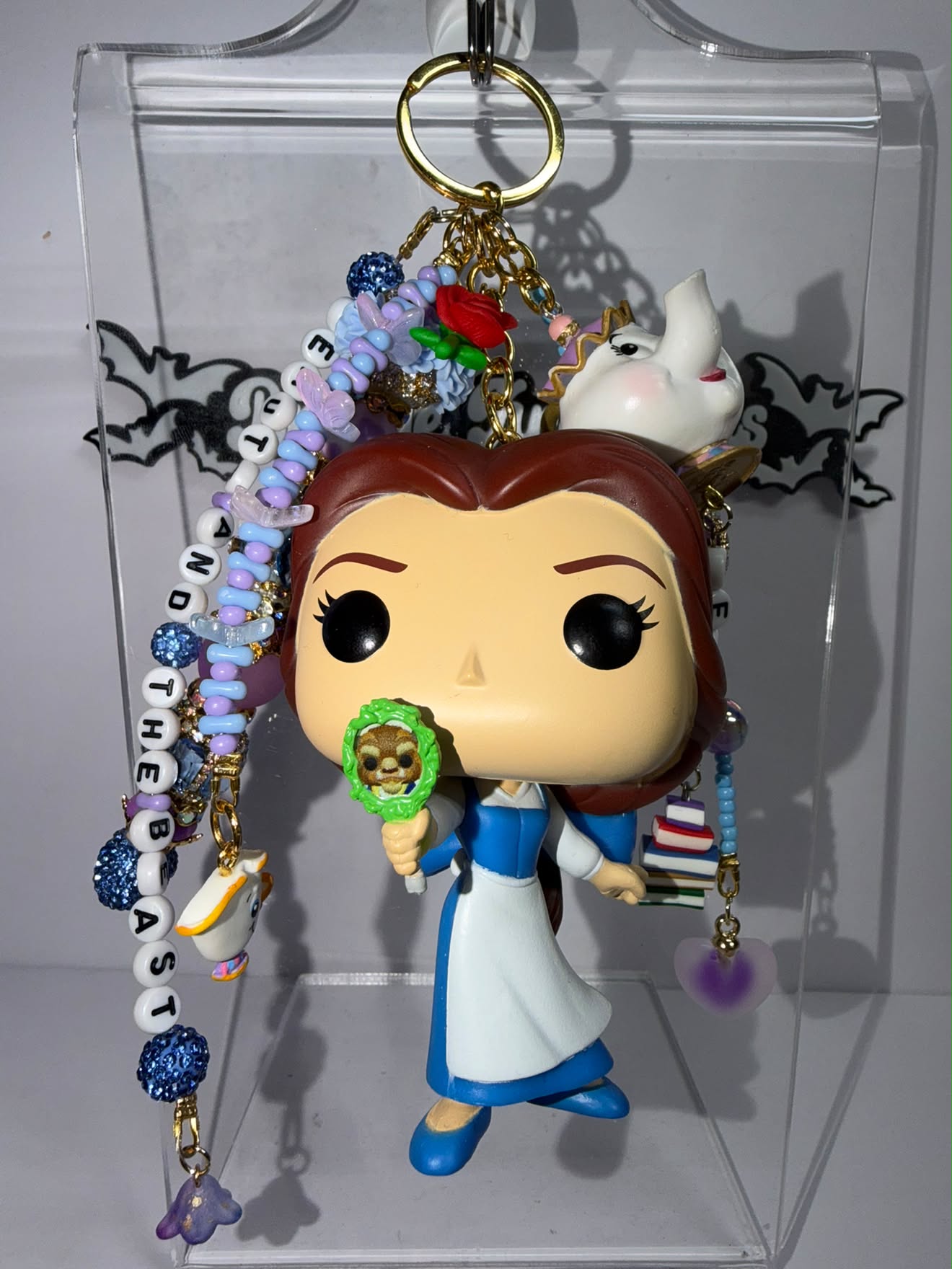 Beauty and the Bst Fnko keychain